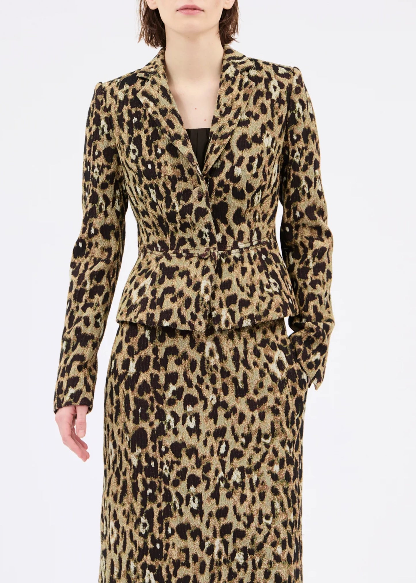 Odeeh-Jacquard-Leo-Jacke-Brown-Olive