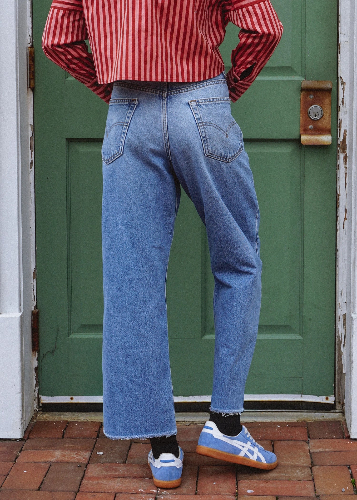 Proche-Upcycled-front-pleat-denim