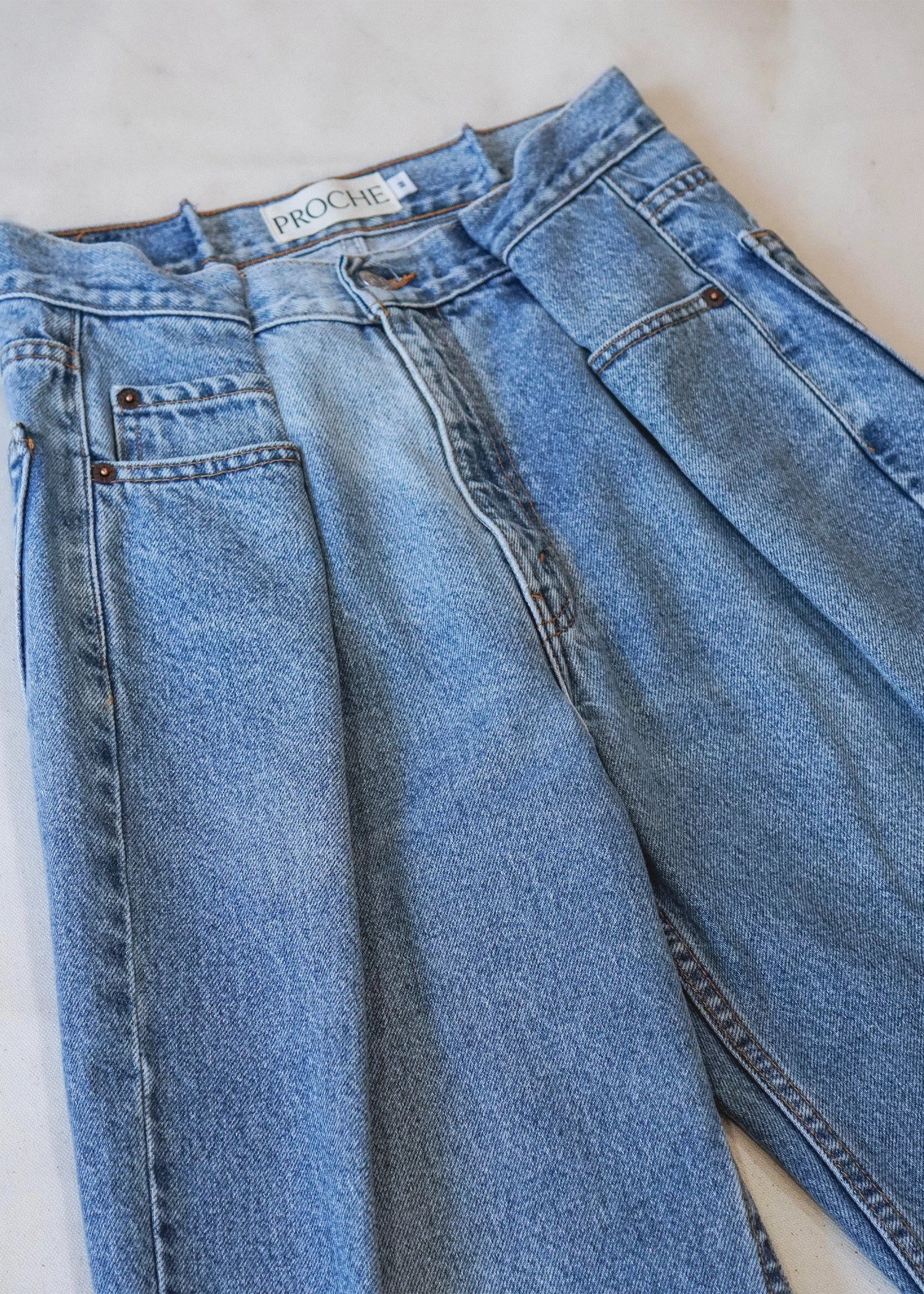 Proche-Upcycled-front-pleat-denim