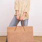 SANS-ARCIDET-PARIS-BEBY-MONSTER-Maxi-raffia-tote-bag