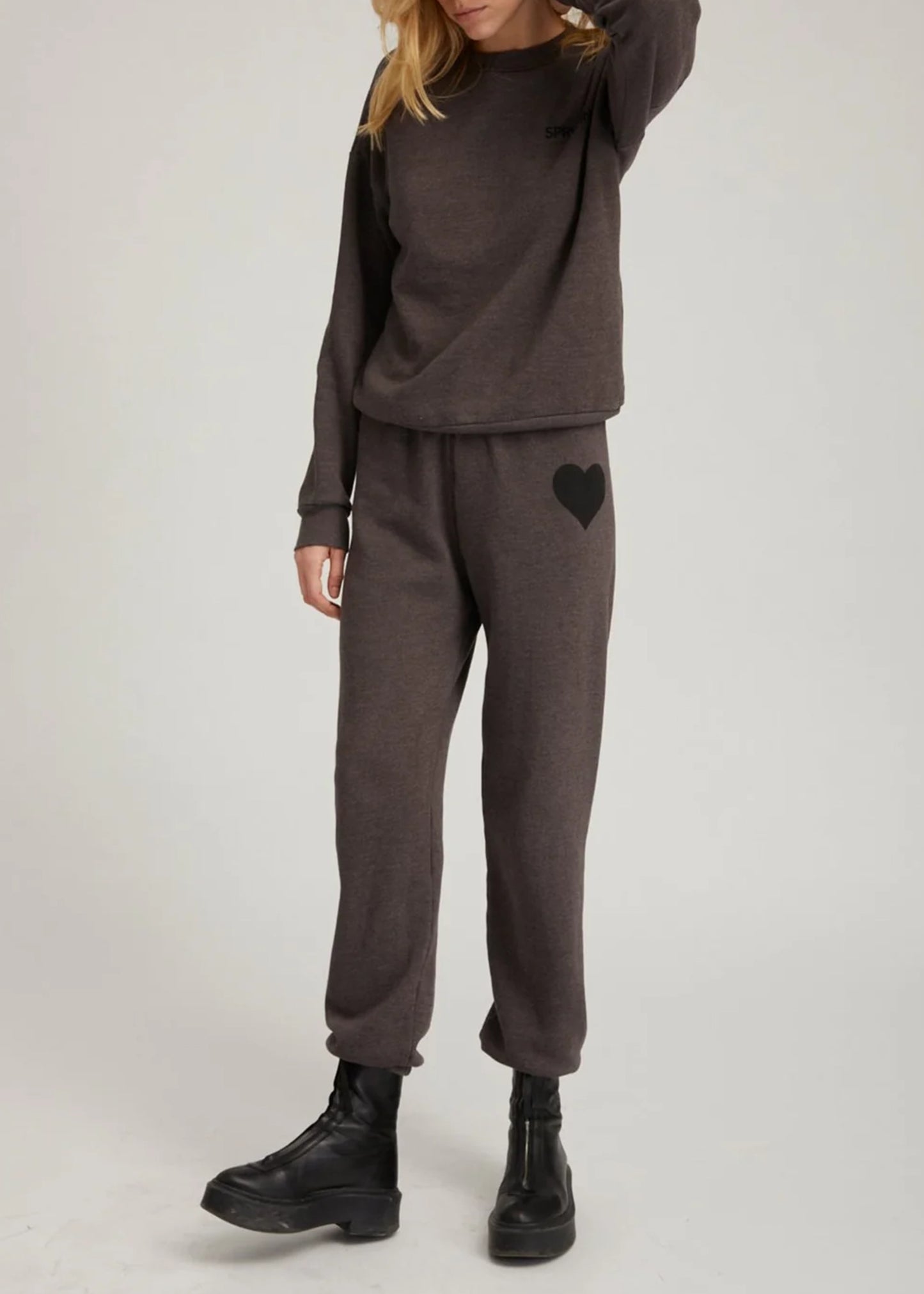 SPRWMN-Charcoal-Heart-Sweatpants