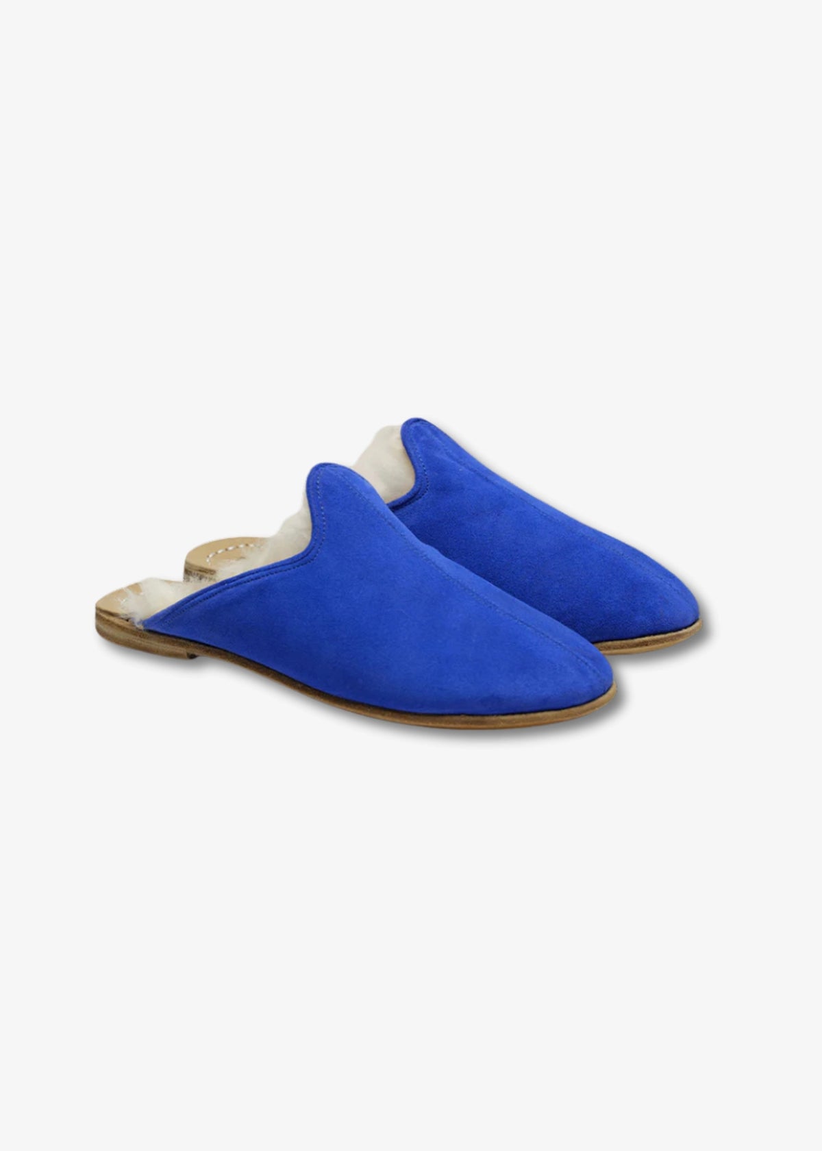 Sabah Electric Blue Shearling Baba – Pachute display picture 1