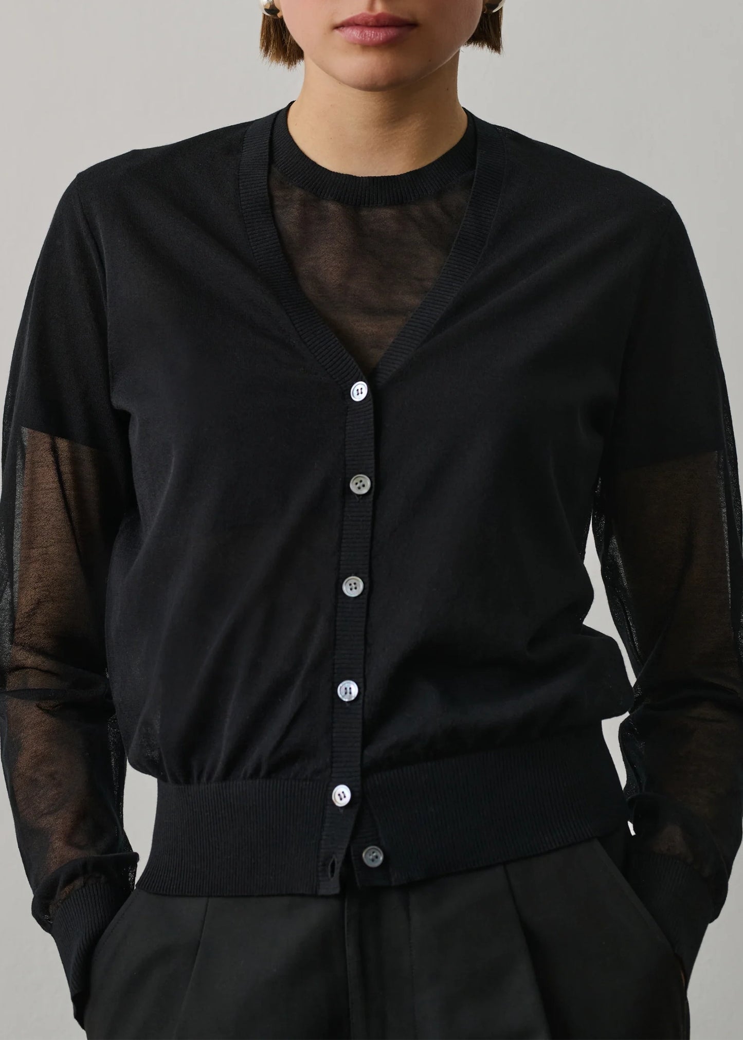 Soeur-etretat-cardigan-cotton-black