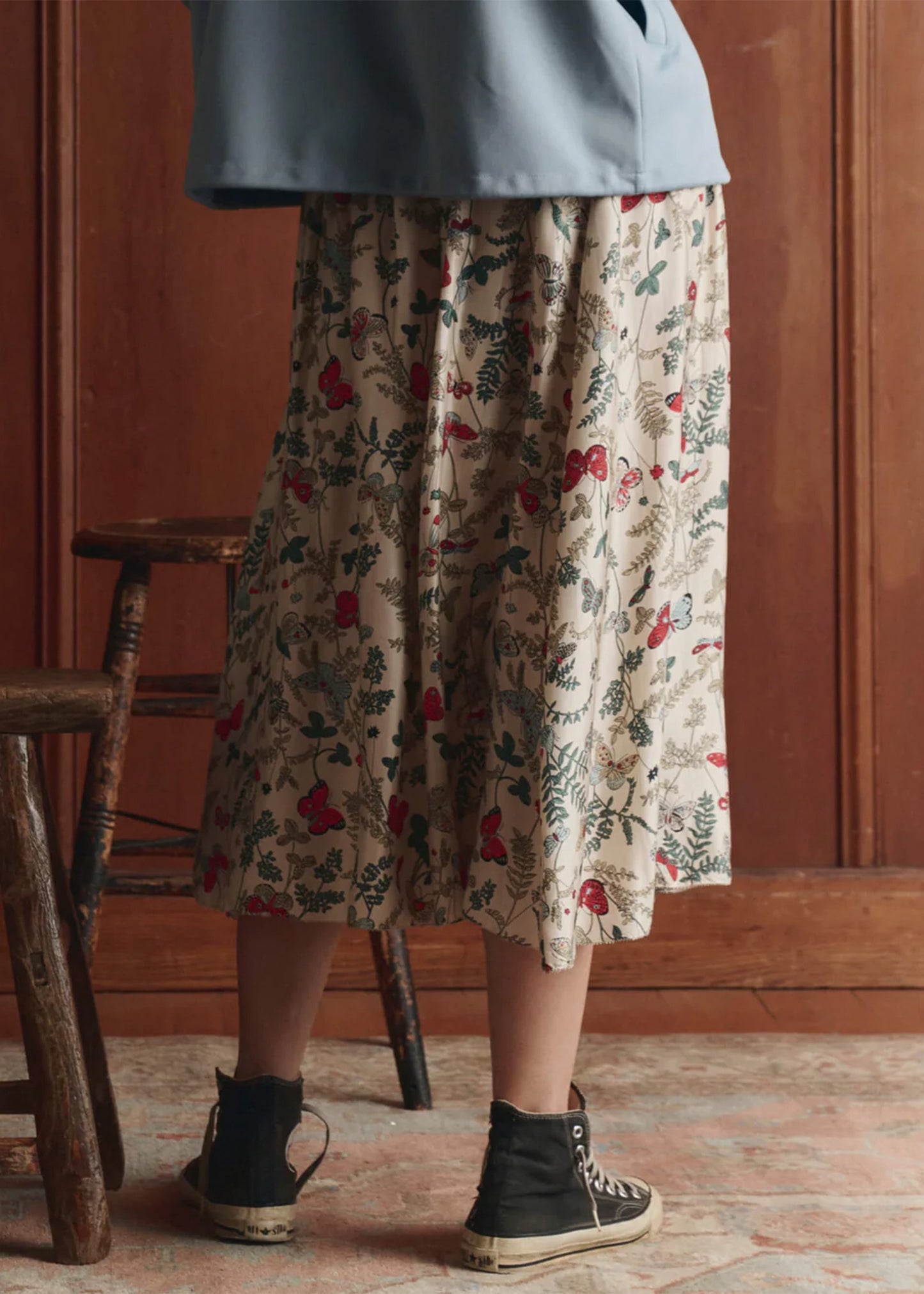 The-Great-The-Canary-Skirt-Floating-Butterfly