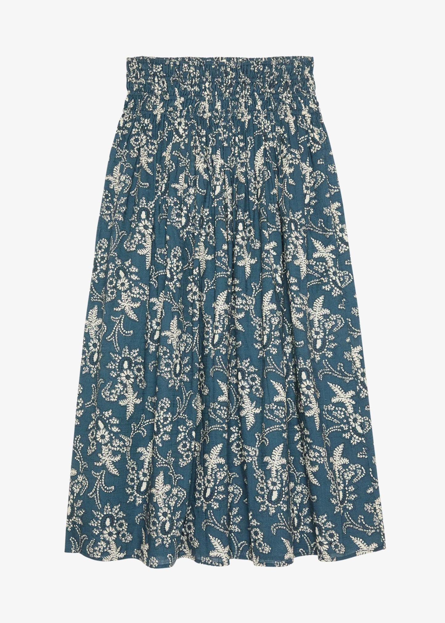The-Great-The-Viola-Skirt-Indigo-Bandana