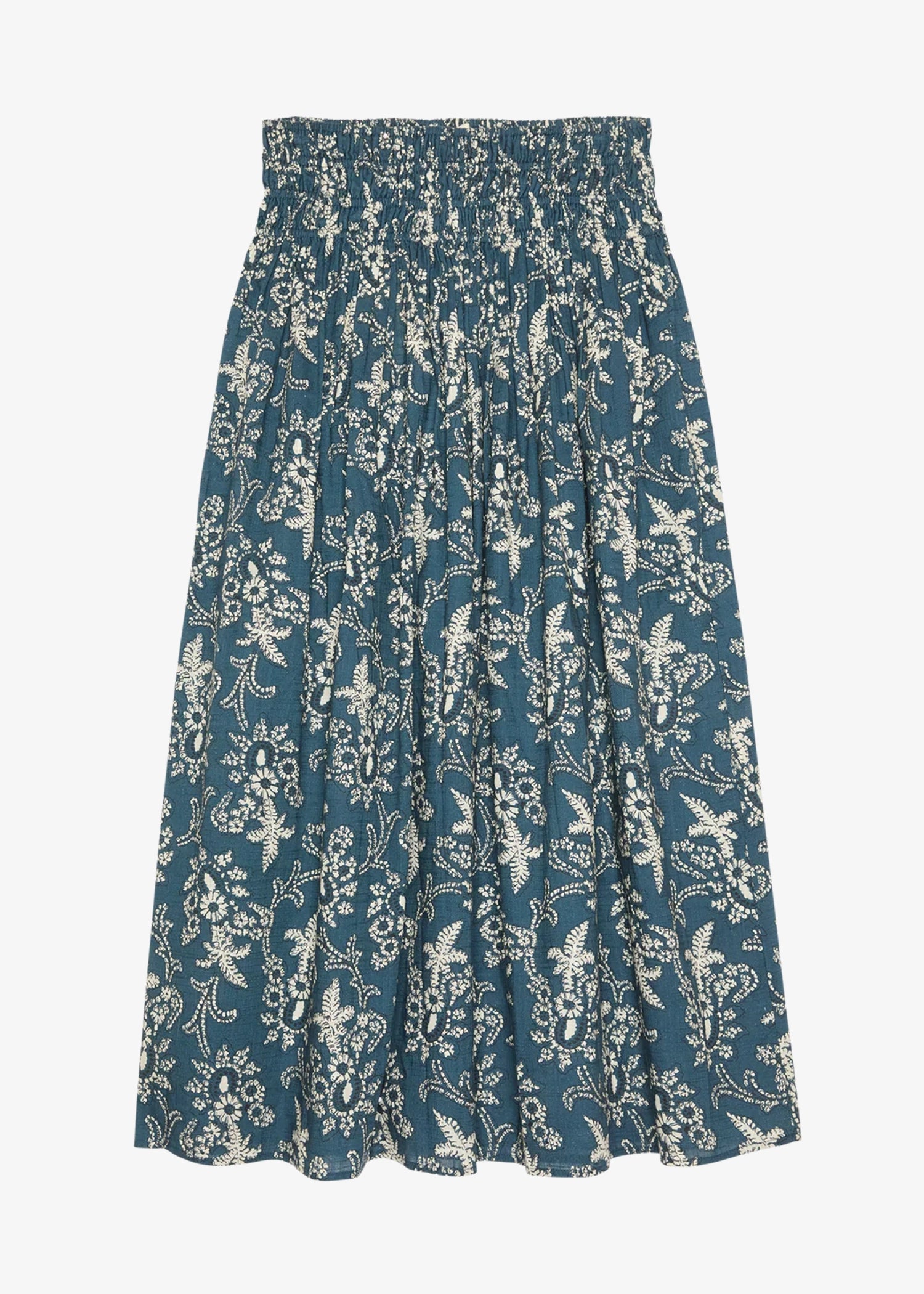 The-Great-The-Viola-Skirt-Indigo-Bandana