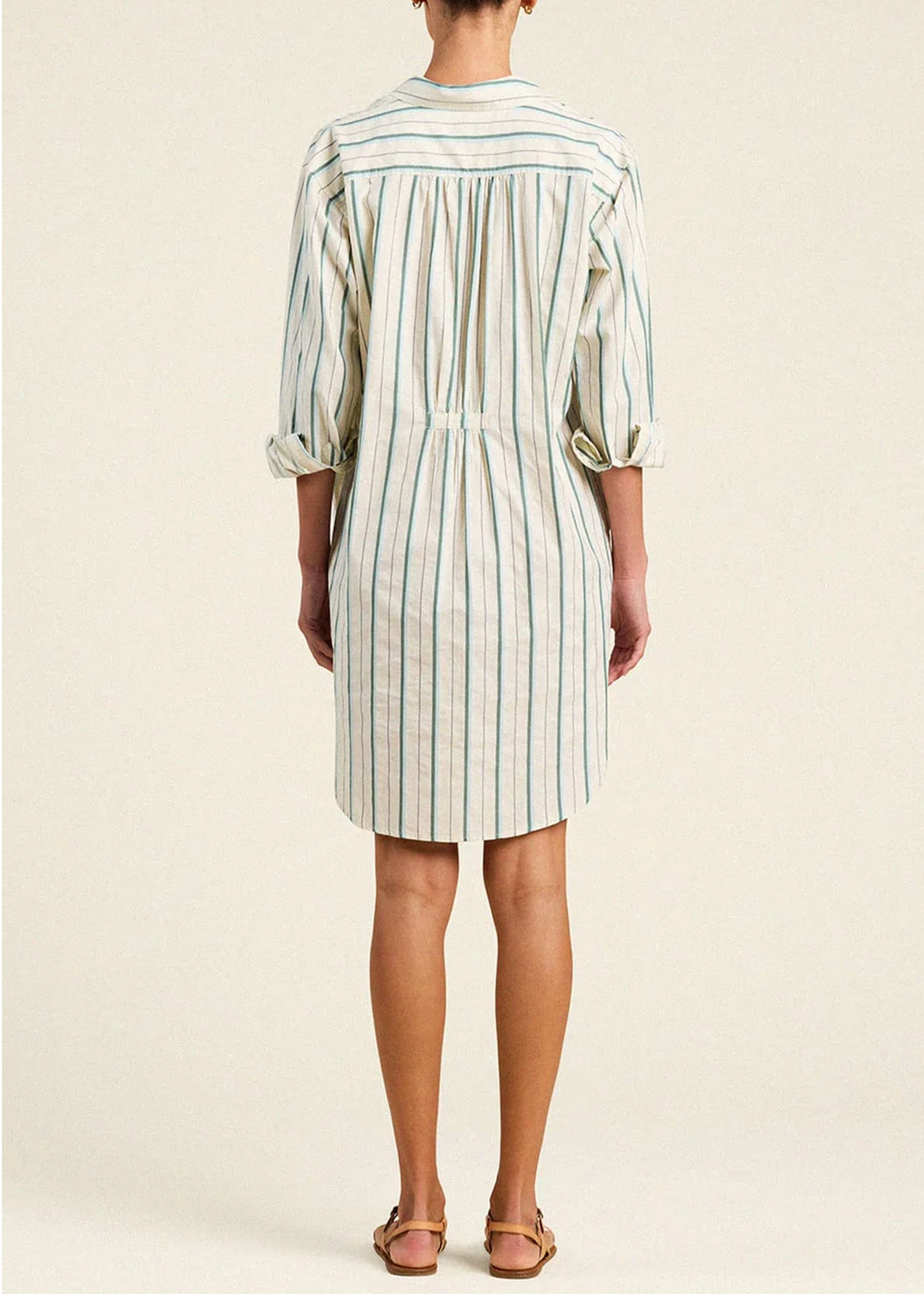 Trovata-Callie-Dress-Verde-Stripes
