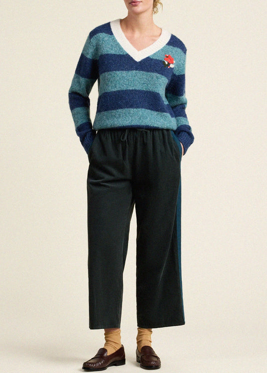 Trovata-Chalet-V-Neck-Sweater-Indigo-Stripe