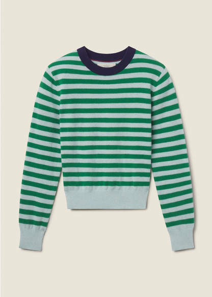 Trovata-Cleo-Sweater-Green-Stripe