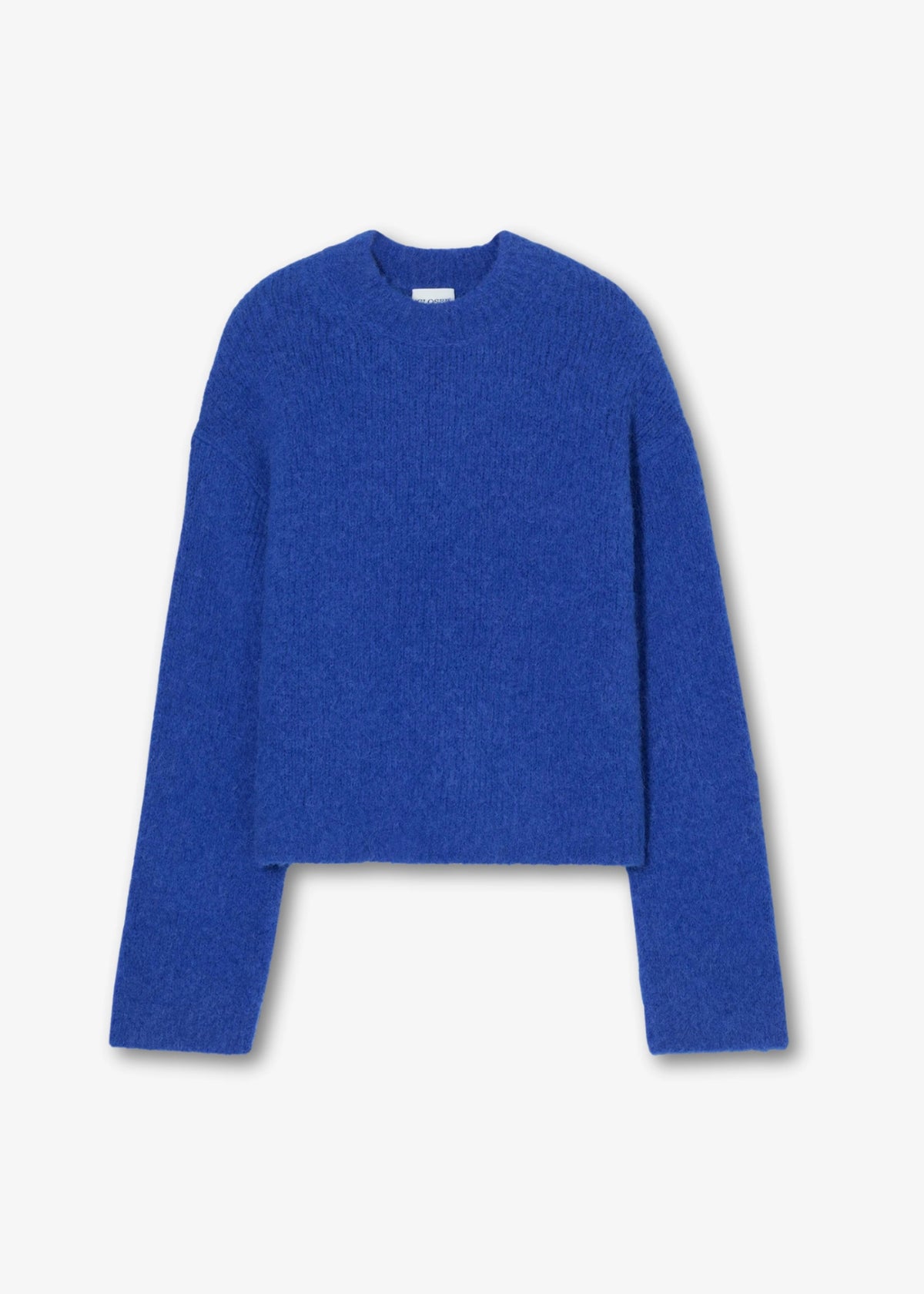 Closed Crew Neck Sweater Made Of Alpaca-Blend Yarn – Pachute