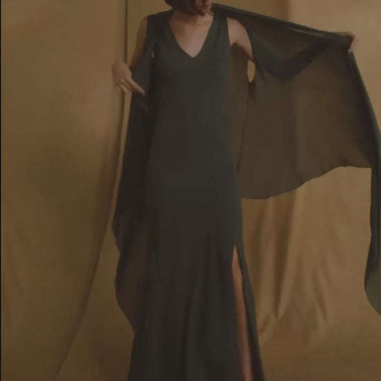 Cortana-Kara-Ocean-Green-Silk-Dress