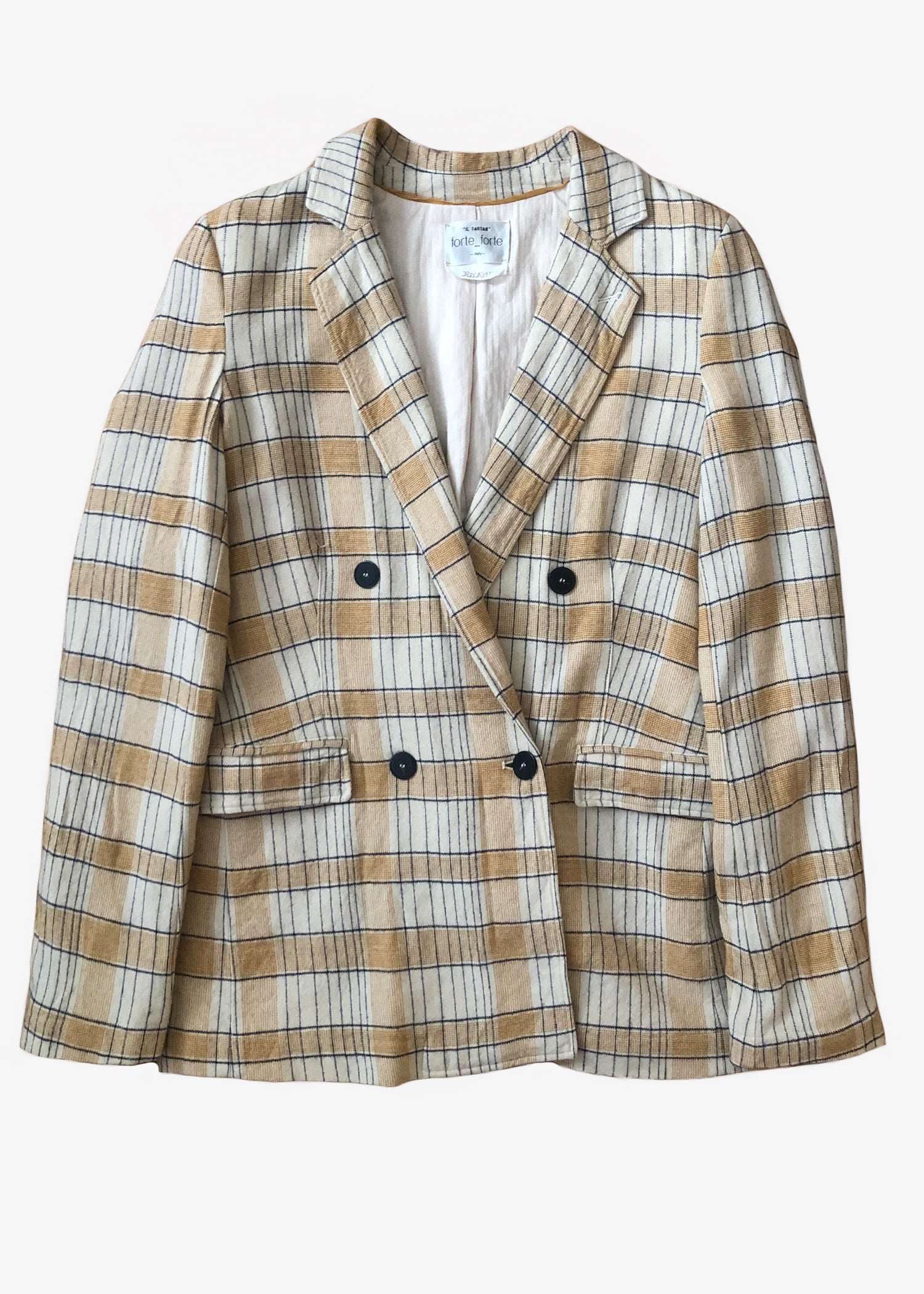 forte-forte-tartan-blazer | Jacket | Forte Forte