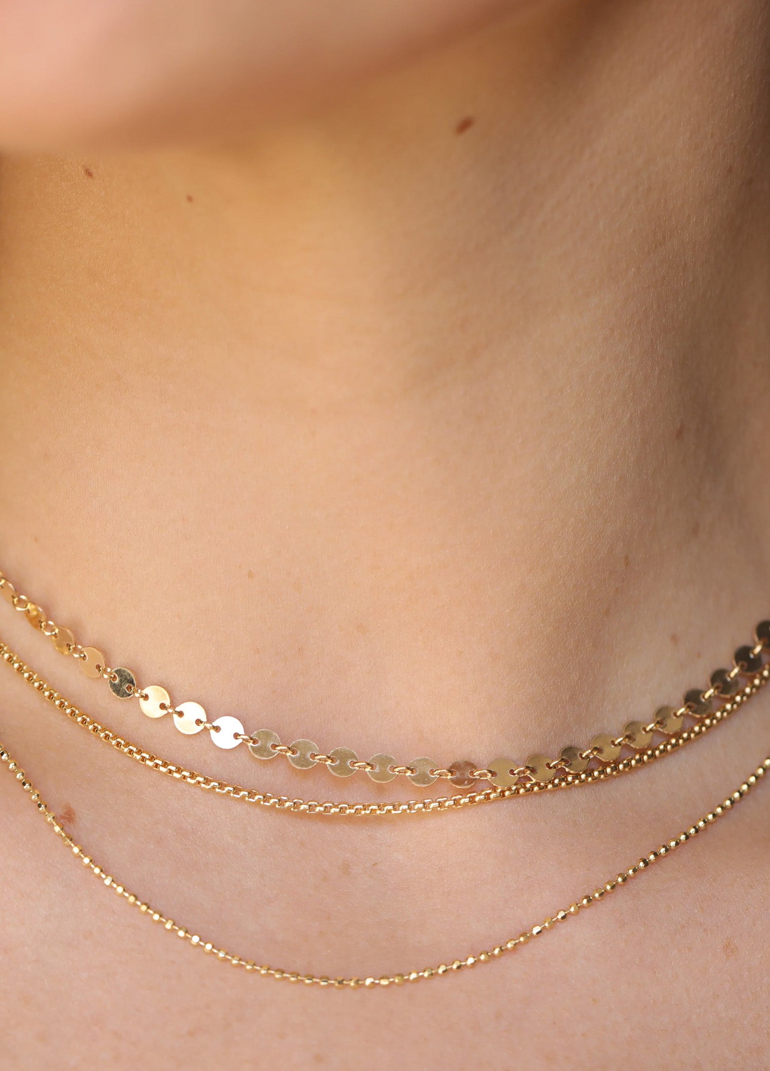 Mara-Scalise-disc-chain-choker-14k-gold-filled