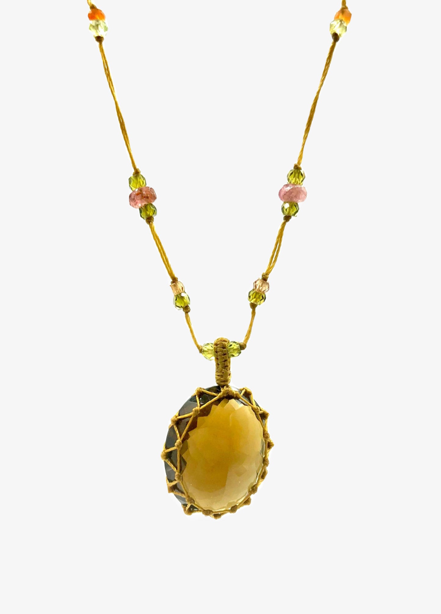 Sharing-Honey-Quartz-Tibetan-Necklace